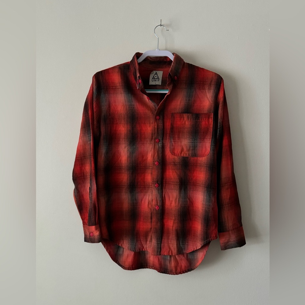 UNIF plaid button down